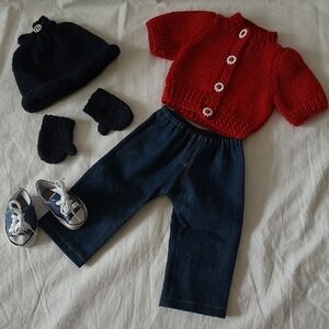 Five-Piece Outfit for 18" Doll (American Girl, Our Generation)